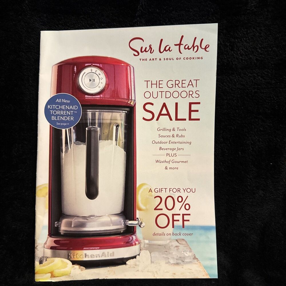 Sur La Table The Art & Soul of Cooking The Great Outdoors Catalog 2015